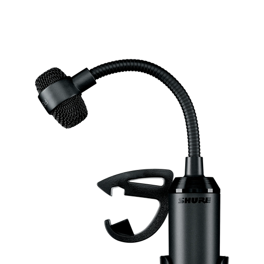 Shure PGA98D-LC Cardioid Condenser Drum Microphone, No Cable - front view