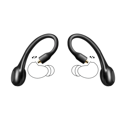 Shure RMCE-TW2 True Wireless Secure Fit Adapter, Gen 2 - front view