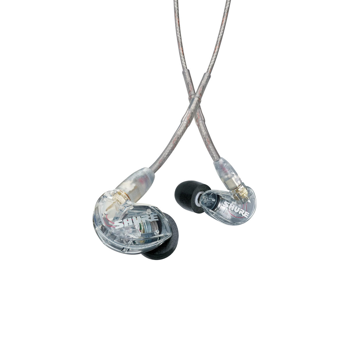 Shure SE215-CL Professional Sound Isolating Earphones, Clear - product view 2