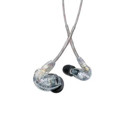 Shure SE215-CL Professional Sound Isolating Earphones, Clear - product view 2