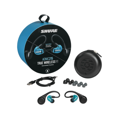 Shure SE21DYBL+TW2 True Wireless Sound Isolating Earphones, Gen 2 - product view 4