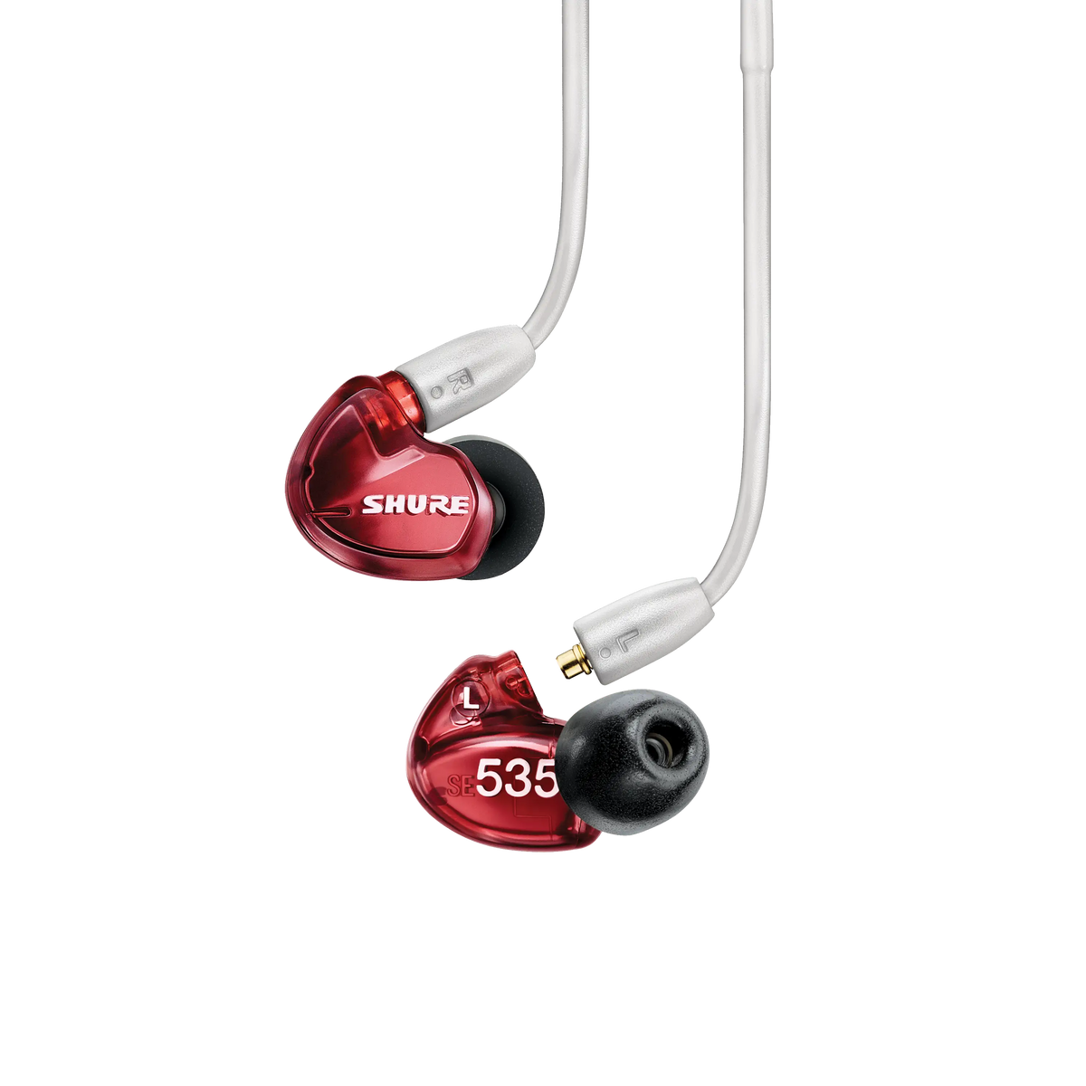 Shure SE535LTD+UNI Sound Isolating Earphones, Red, 3.5 mm Cable - product view 3