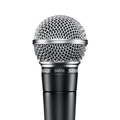 Shure SM58-CN Vocal Microphone, Cardioid - front view