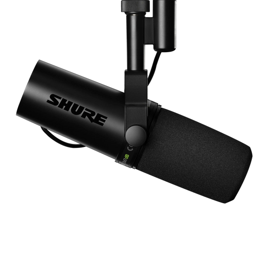 Shure SM7dB Dynamic Vocal Microphone With Built-in Preamp - front view