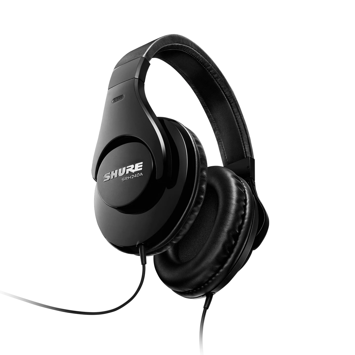 Shure SRH240A-BK Professional Quality Headphones, Black - front view