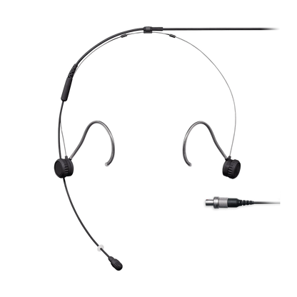 Shure TH53B/O-LEMO TwinPlex TH53 Headset Microphone, Black, LEMO3 - product view 2