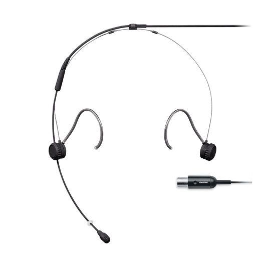Shure TH53B/O-MTQG TwinPlex TH53 Headset Microphone, Black, MTQG - front view