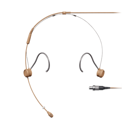 Shure TH53C/O-LEMO TwinPlex TH53 Headset Microphone, Cocoa, LEMO3 - front view
