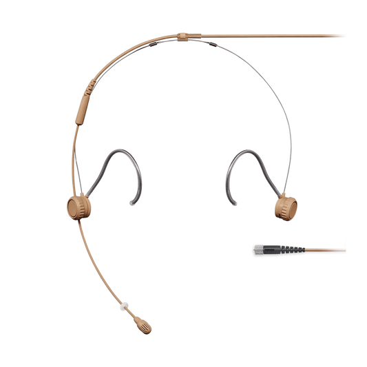 Shure TH53C/O-MDOT TwinPlex TH53 Headset Microphone, Cocoa, MDOT - front view