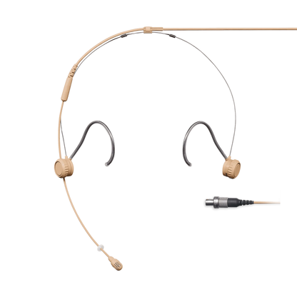 Shure TH53T/O-LEMO TwinPlex TH53 Headset Microphone, Tan, LEMO3 - product view 2
