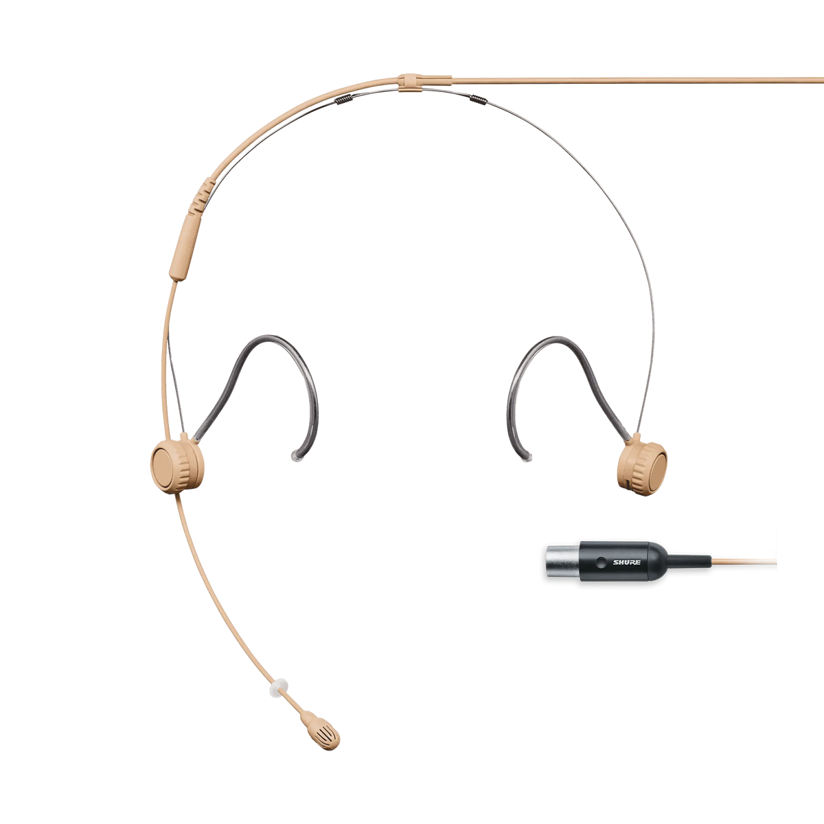 Shure TH53T/O-MTQG TwinPlex TH53 Headset Microphone, Tan, MTQG - front view