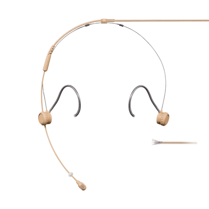 Shure TH53T/O-NC TwinPlex TH53 Headset Microphone, Open Cable Ends - front view