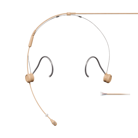 Shure TH53T/O-NC TwinPlex TH53 Headset Microphone, Open Cable Ends - front view