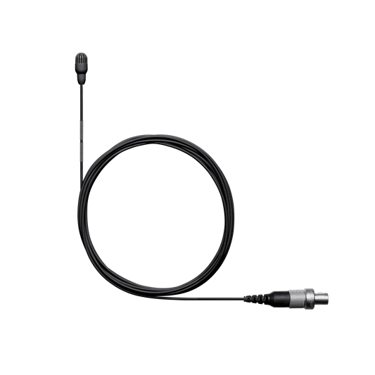 Shure TL45B/O-LEMO TwinPlex TL45 Lavalier Microphone, Black, LEMO3 - front view