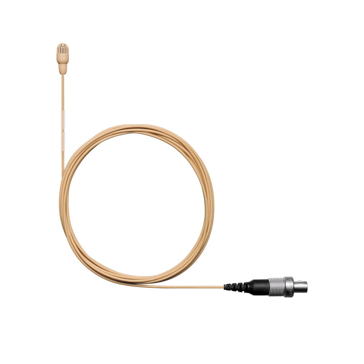 Shure TL45T/O-LEMO TwinPlex TL45 Lavalier Microphone, Tan, LEMO3 - front view