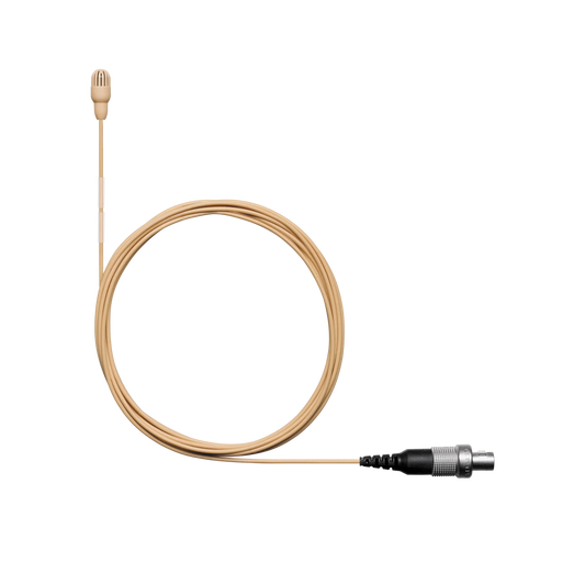 Shure TL45T/O-LEMO TwinPlex TL45 Lavalier Microphone, Tan, LEMO3 - front view