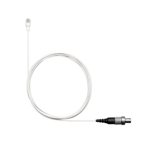 Shure TL45W/O-LEMO TwinPlex TL45 Lavalier Microphone, White, LEMO3 - front view