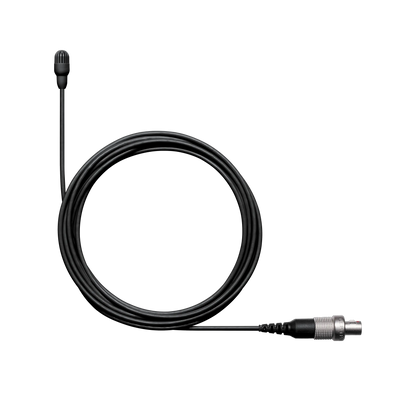 Shure TL46B/O-LEMO TwinPlex TL46 Lavalier Microphone, Black, LEMO3 - front view