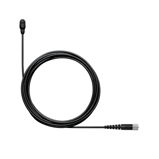 Shure TL47B/O-MDOT-A TwinPlex TL47 Lavalier Microphone, Black, MDOT - front view