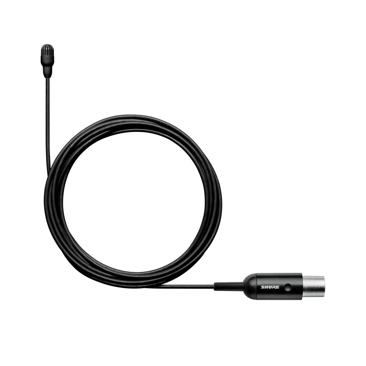 Shure TL47B/O-MTQG TwinPlex TL47 Lavalier Microphone, Black, MTQG - front view