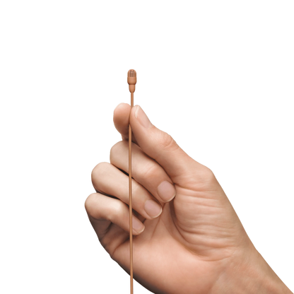 Shure TL47C/O-LEMO-A TwinPlex TL47 Lavalier Microphone, Cocoa, LEMO3 - product view 3