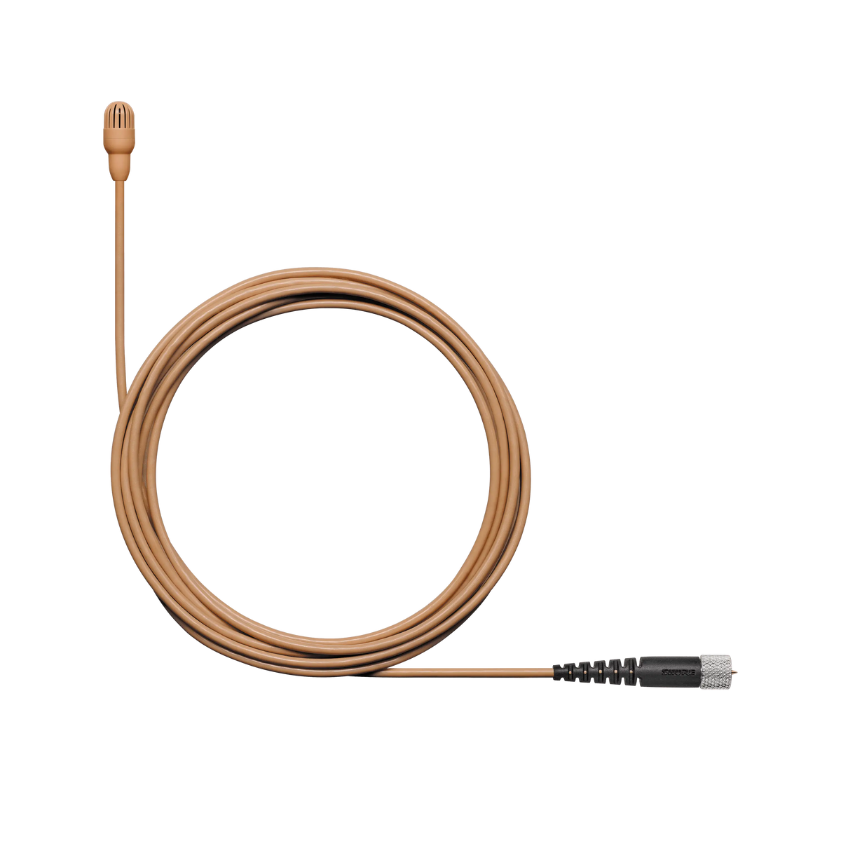 Shure TL47C/O-MDOT-A TwinPlex TL47 Lavalier Microphone, Cocoa, MDOT - front view