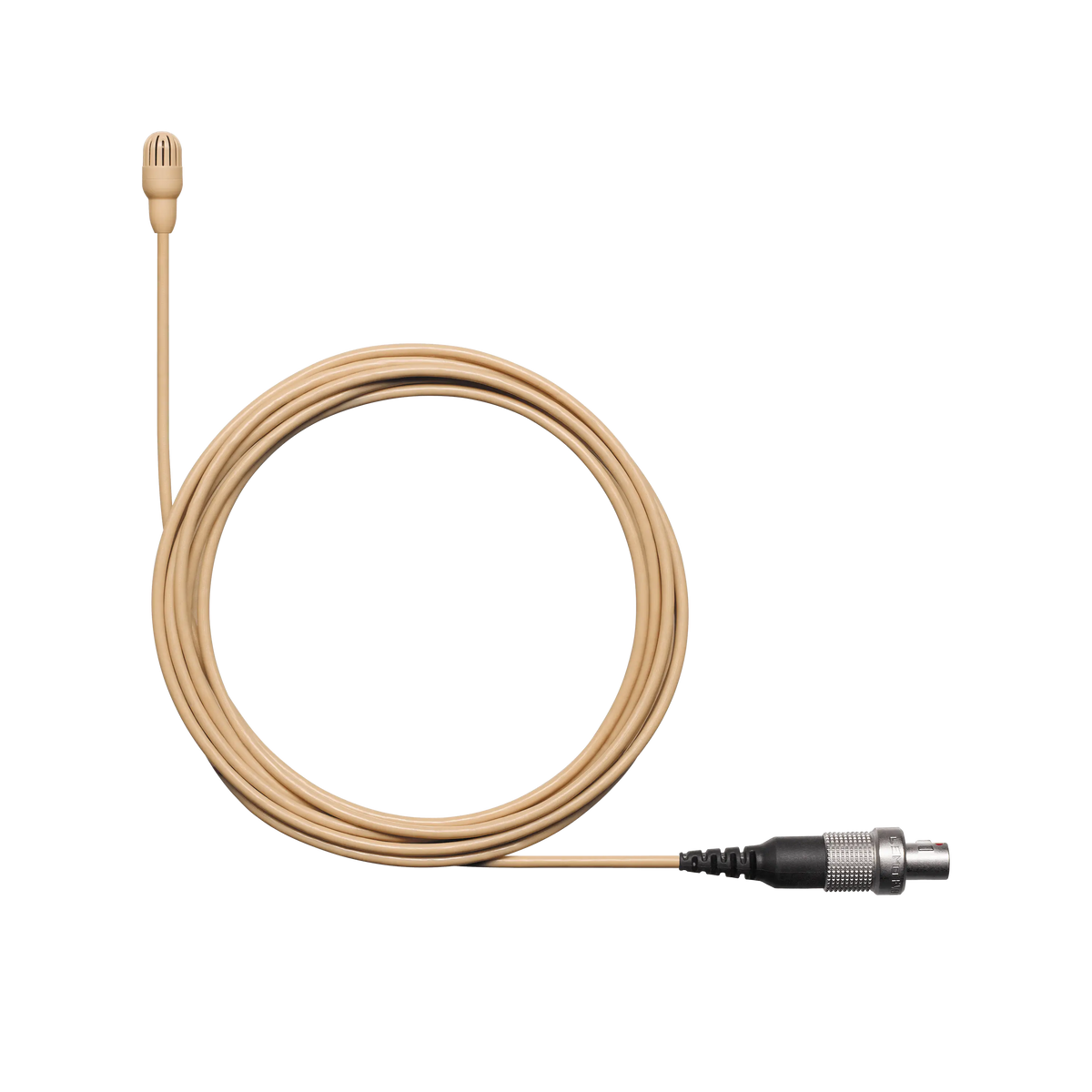 Shure TL47T/O-LEMO-A TwinPlex TL47 Lavalier Microphone, Tan, LEMO3 - front view