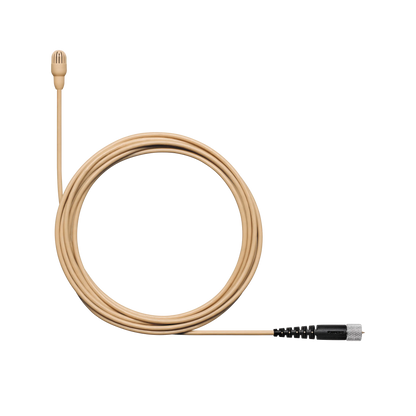 Shure TL47T/O-MDOT-A TwinPlex TL47 Lavalier Microphone, Tan, MDOT - front view