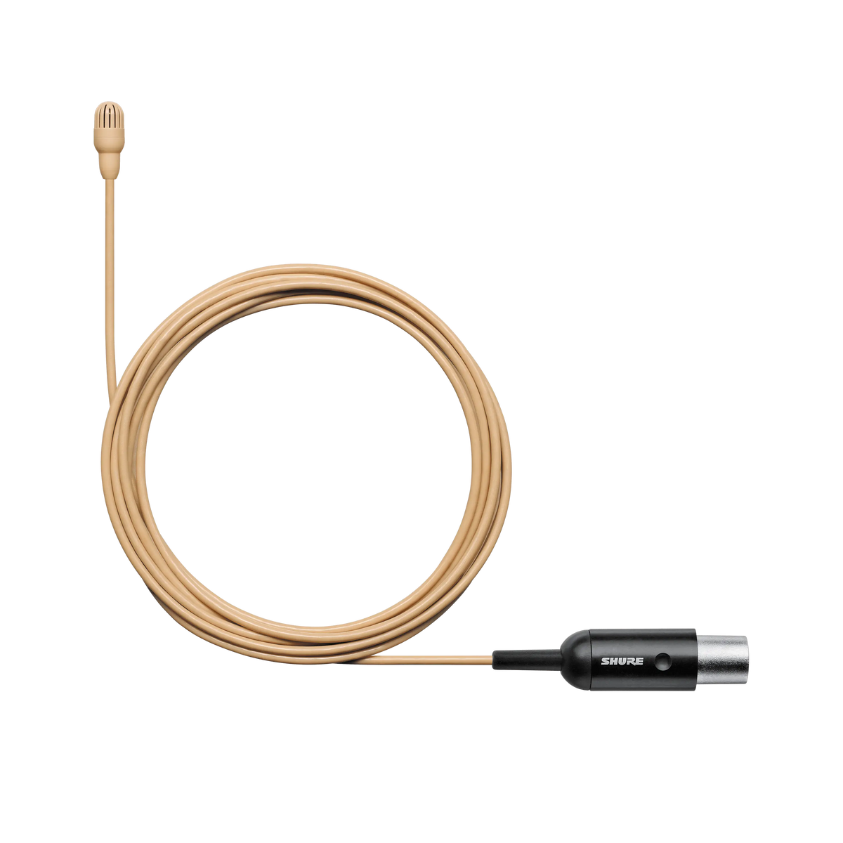 Shure TL47T/O-MTQG-A TwinPlex TL47 Lavalier Microphone, Tan, MTQG - product view 2