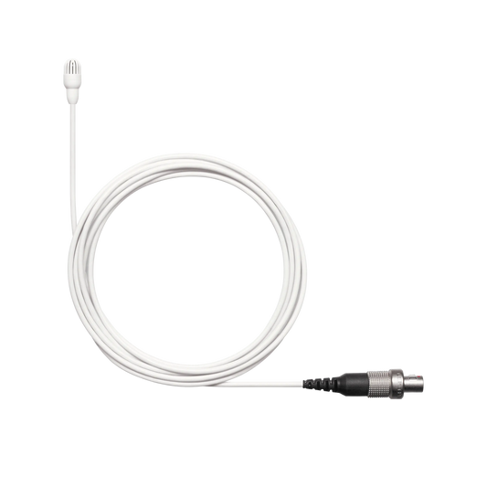 Shure TL47W/O-LEMO-A TwinPlex TL47 Lavalier Microphone, White, LEMO3 - front view