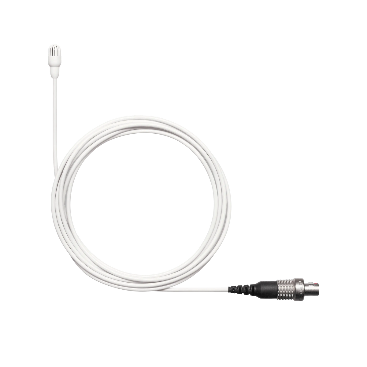 Shure TL47W/O-LEMO TwinPlex TL47 Lavalier Microphone, White, LEMO3 - front view