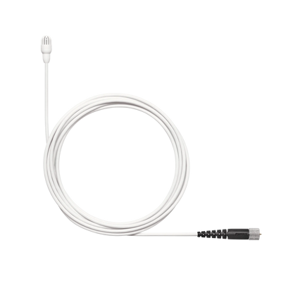 Shure TL47W/O-MDOT-A TwinPlex TL47 Lavalier Microphone, White, MDOT - product view 2