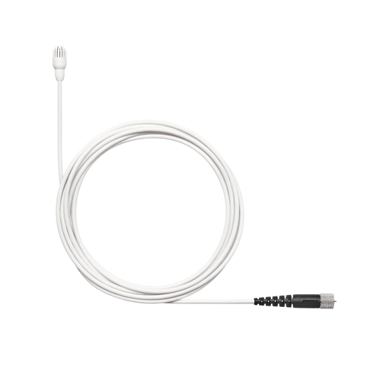 Shure TL47W/O-MDOT-A TwinPlex TL47 Lavalier Microphone, White, MDOT - front view
