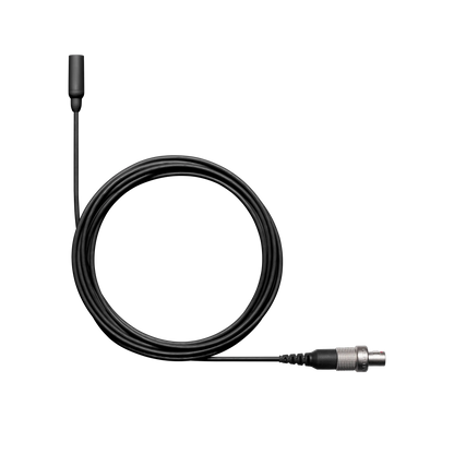 Shure TL48B/O-LEMO-A TwinPlex TL48 Lavalier Microphone, Black, LEMO3 - front view