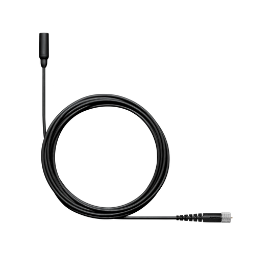 Shure TL48B/O-MDOT-A TwinPlex TL48 Lavalier Microphone, Black, MDOT - front view