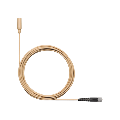 Shure TL48T/O-MDOT-A TwinPlex TL48 Lavalier Microphone, Tan, MDOT - product view 2
