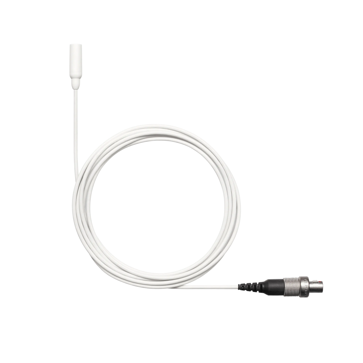 Shure TL48W/O-LEMO-A TwinPlex TL48 Lavalier Microphone, White, LEMO3 - front view