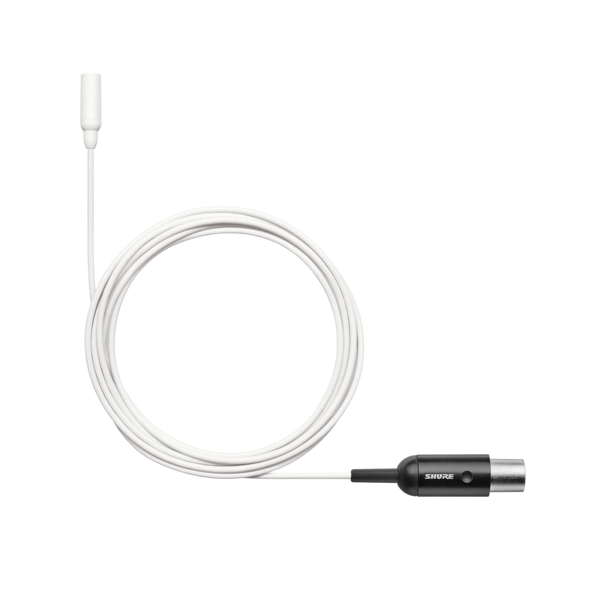 Shure TL48W/O-MTQG-A TwinPlex TL48 Lavalier Microphone, White, MTQG - front view