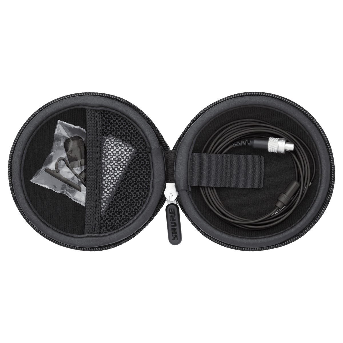 Shure UL4B/C-LM3-A UniPlex Lavalier Microphone, Black, LEMO3 - product view 4