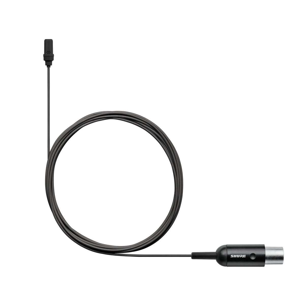 Shure UL4B/C-MTQG-A UniPlex Lavalier Microphone, Black, MTQG - product view 3