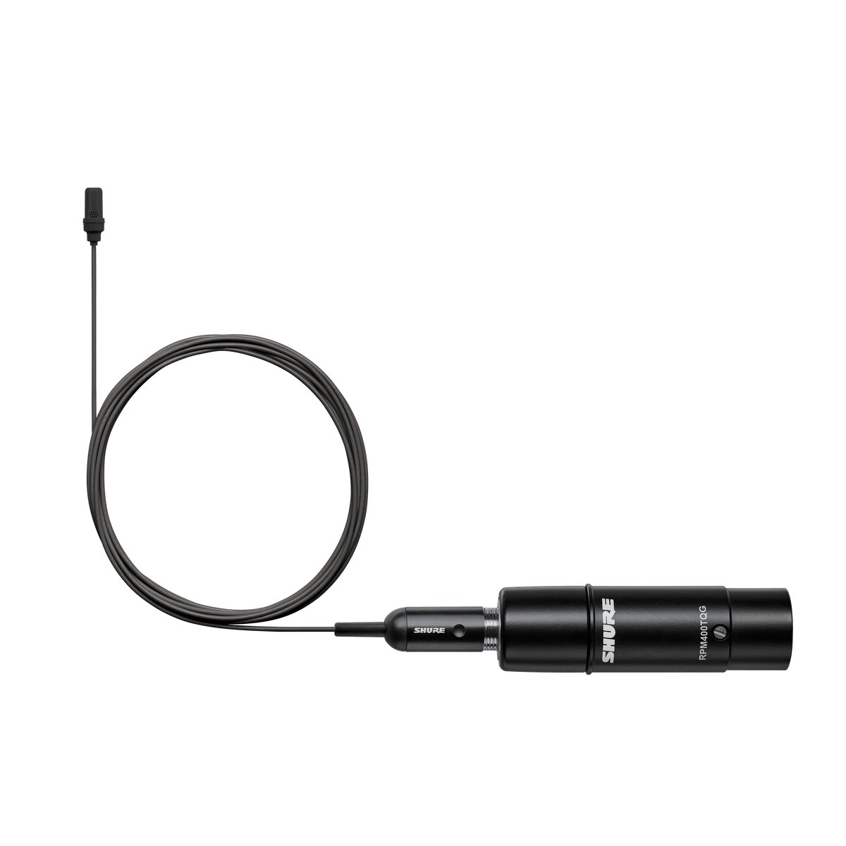 Shure UL4B/C-XLR-A UniPlex Lavalier Microphone, Black, 3 Pin XLR - product view 3
