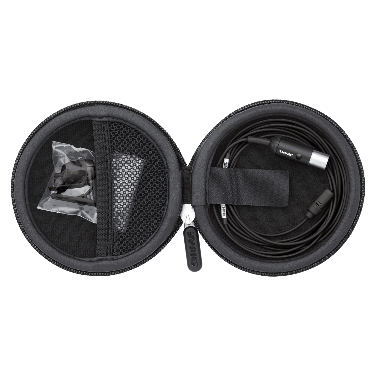 Shure UL4B/C-XLR-A UniPlex Lavalier Microphone, Black, 3 Pin XLR - product view 4