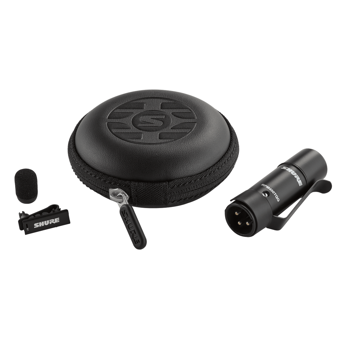Shure UL4B/C-XLR-A UniPlex Lavalier Microphone, Black, 3 Pin XLR - product view 5