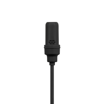 Shure UL4B/C-XLR-A UniPlex Lavalier Microphone, Black, 3 Pin XLR - front view