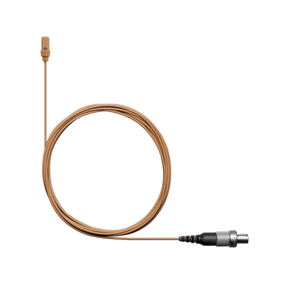 Shure UL4C/C-LM3-A UniPlex Lavalier Microphone, Cocoa, LEMO3 - product view 3