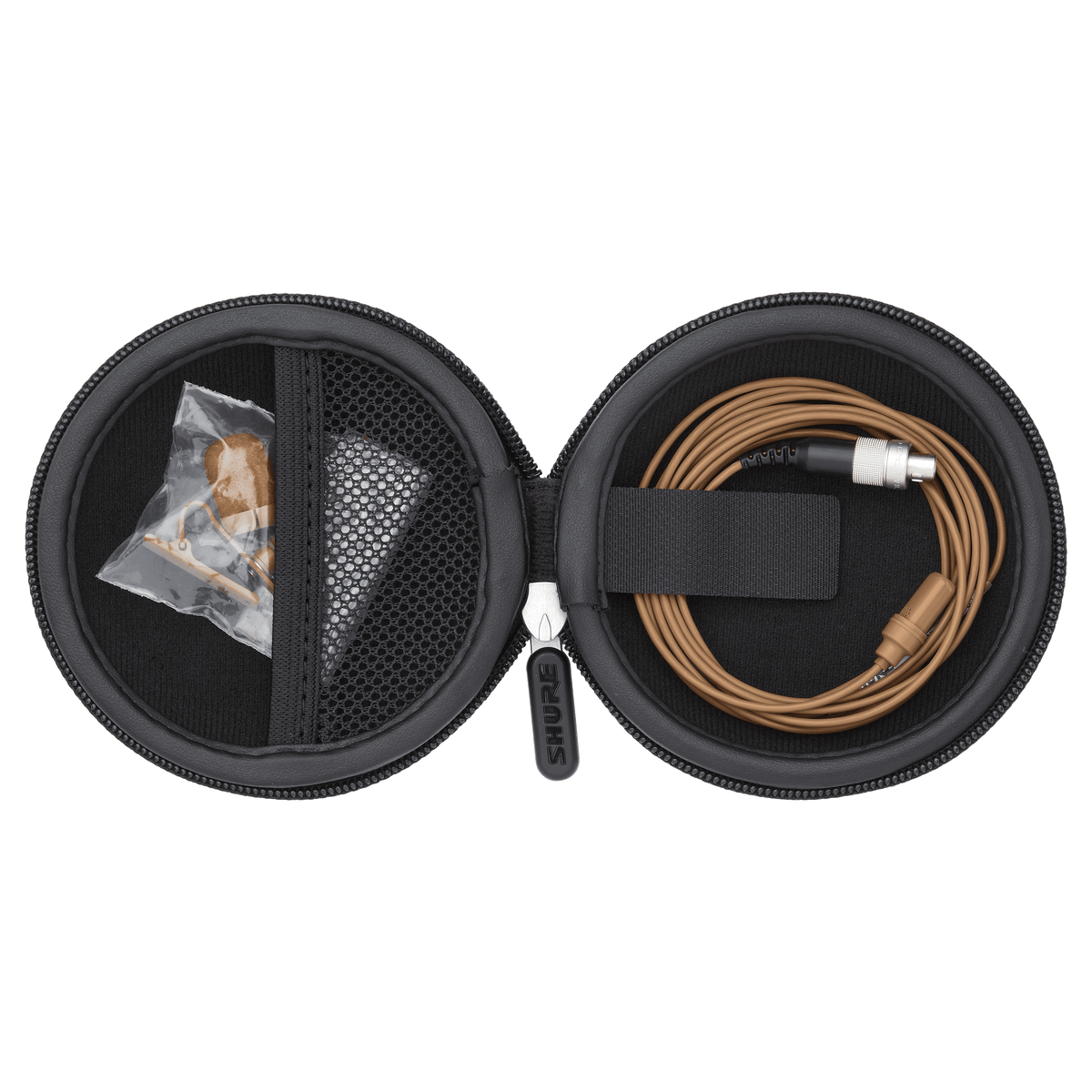 Shure UL4C/C-LM3-A UniPlex Lavalier Microphone, Cocoa, LEMO3 - product view 4