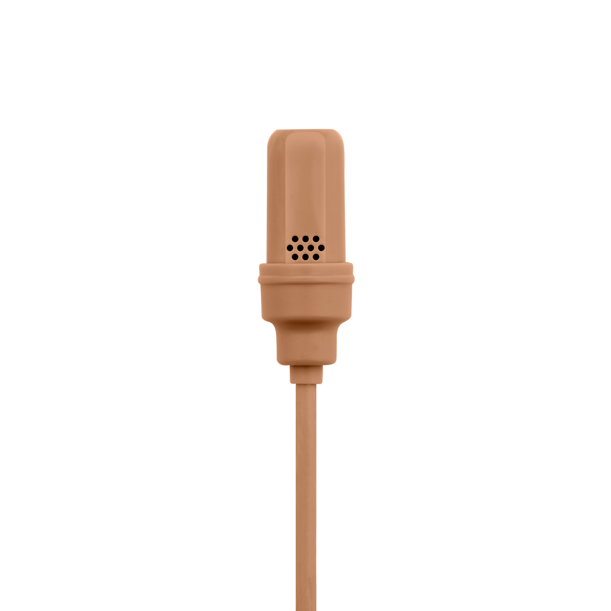 Shure UL4C/C-LM3-A UniPlex Lavalier Microphone, Cocoa, LEMO3 - front view