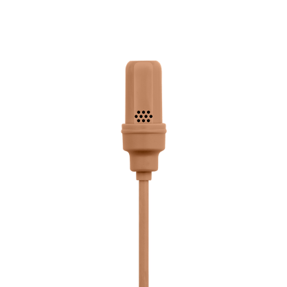 Shure UL4C/C-LM3-A UniPlex Lavalier Microphone, Cocoa, LEMO3 - front view