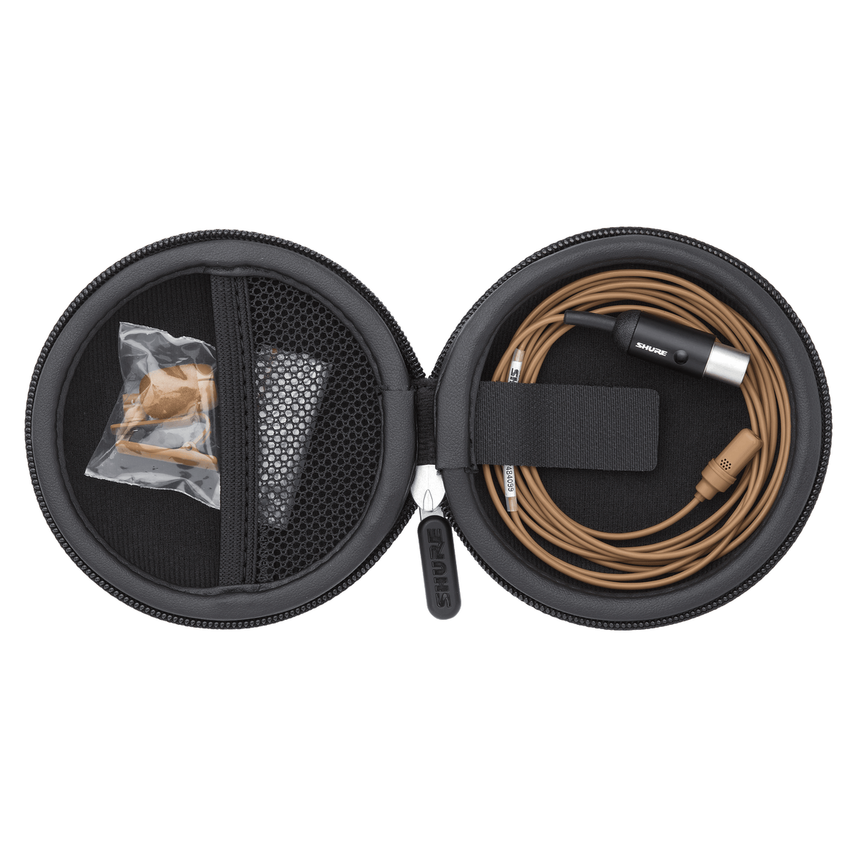 Shure UL4C/C-MTQG-A UniPlex Lavalier Microphone, Cocoa, MTQG - product view 4
