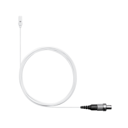 Shure UL4W/C-LM3-A UniPlex Lavalier Microphone, White, LEMO3 - product view 3